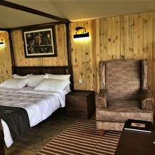 glamping ložnice