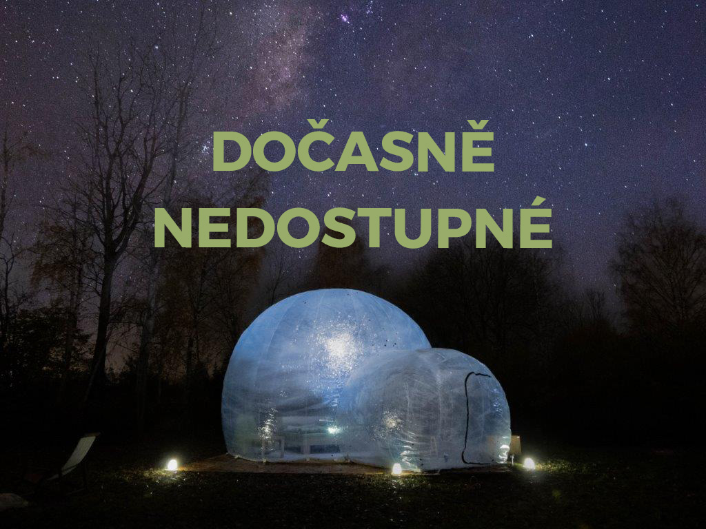 Glamping s noční oblohou