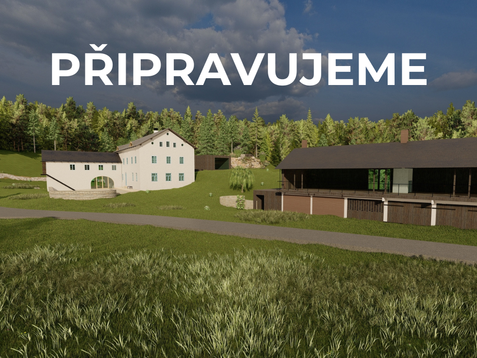 Tiny house u rybníka v resortu Podhlavický mlýn