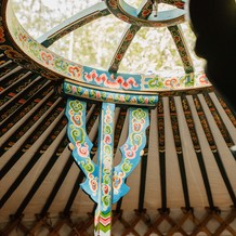 Ručně malovaná jurta