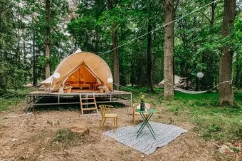 Glamping v Černické oboře